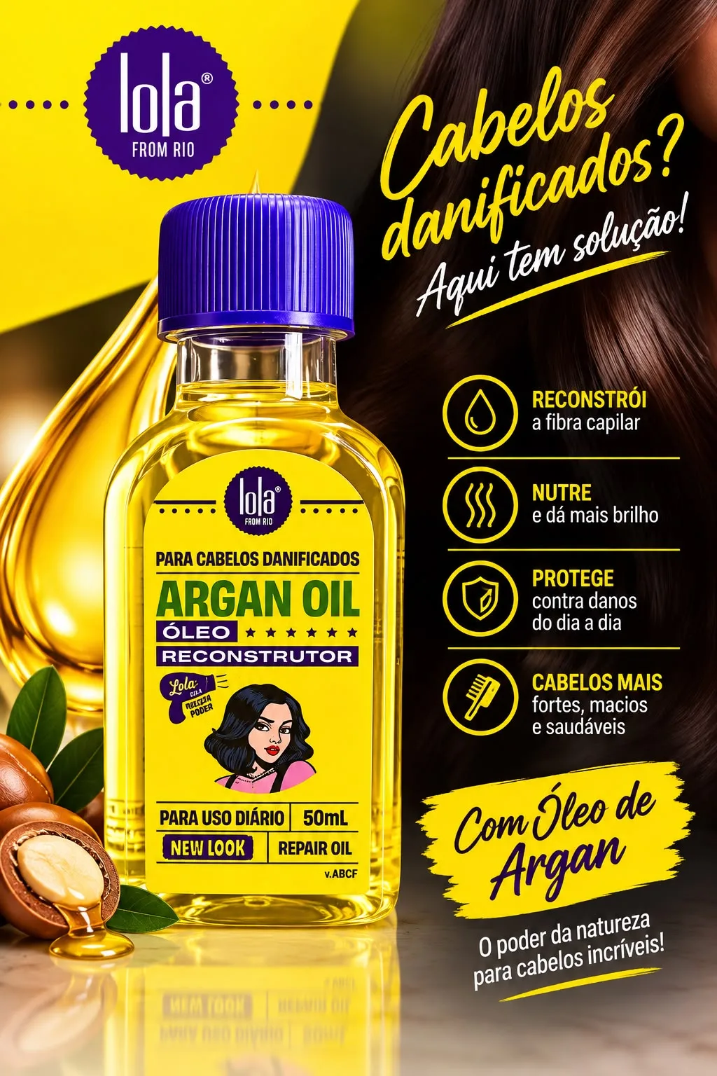 OLEO DE ARGAN OIL LOLA 50ML