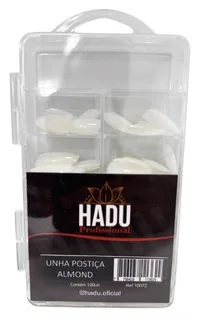 UNHA POSTIÇA ALMOND HADU C/100UND
