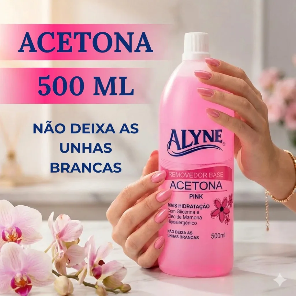 ALYNE REMOVEDOR COM ACETONA 500ML