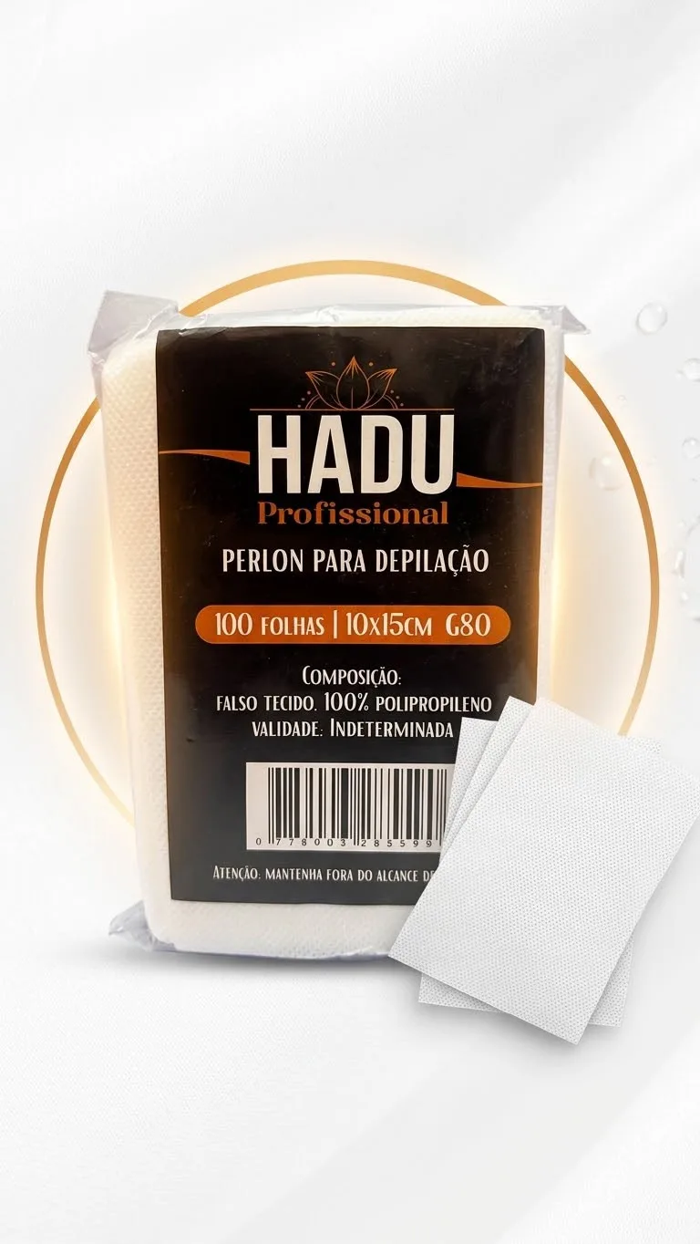 PERLON DEPILATORIO HADU TIPO G80 C/100 FOLHAS