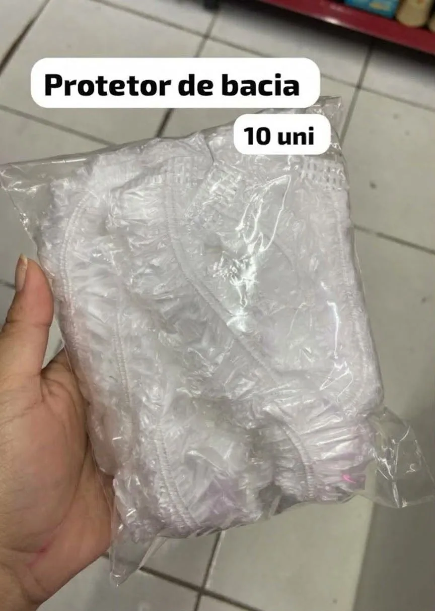 PROTETOR DESCARTAVEL P/BACIA PEDICURO C/10UN HADU