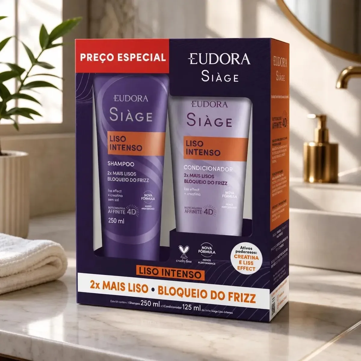 SIAGE KIT LISO INTENSO SHAAMP+COND